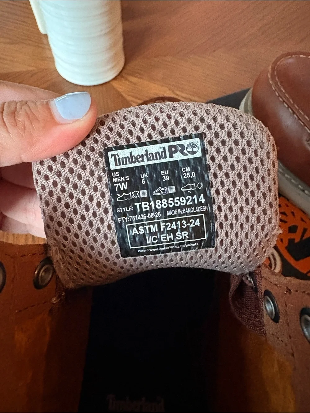 Timberland PRO Brown Leather Work Boots